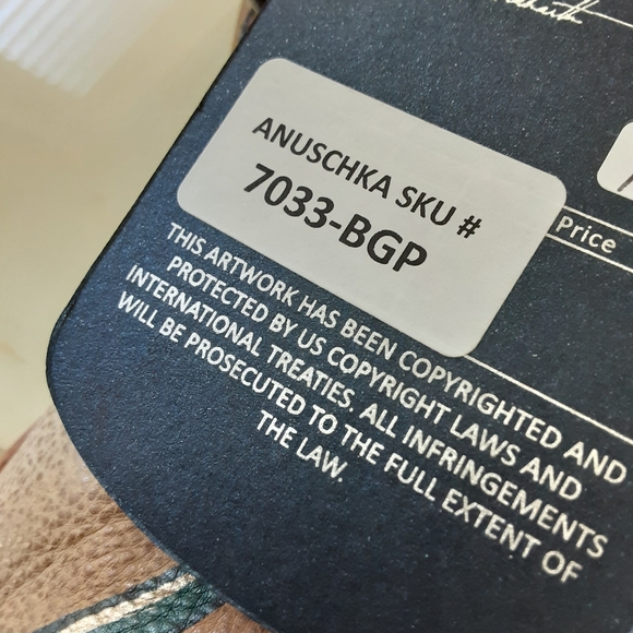 ANUSCHKA Anna Hand-Painted 100% Leather Hobo Butterfly Floral Crossbody Handbag - Picture 11 of 12